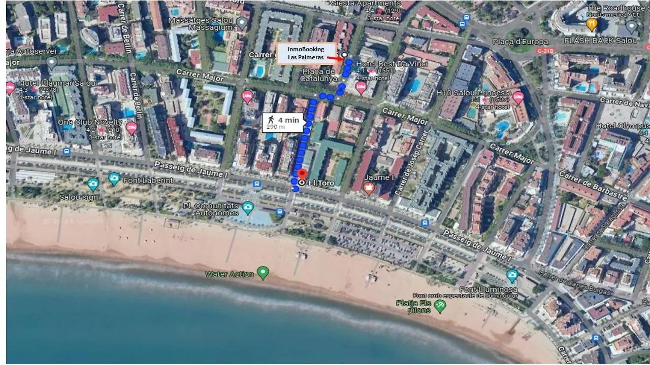 Beach Las Palmeras サロウ 0*,